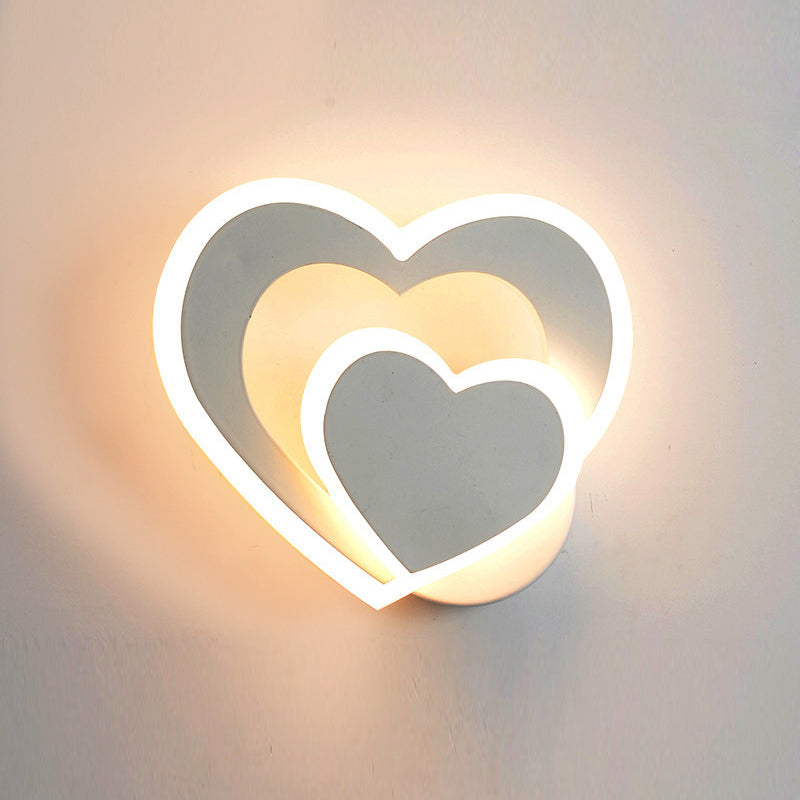 Luci da parete a forma di geometria Luci da monte in metallo per bambini per camera da letto