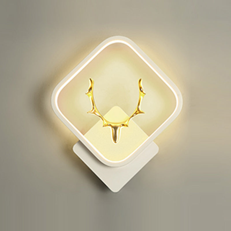 Luci da parete a forma di geometria Luci da monte in metallo per bambini per camera da letto