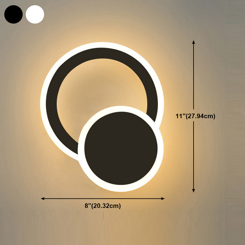 Luci da parete a forma di geometria Luci da monte in metallo per bambini per camera da letto