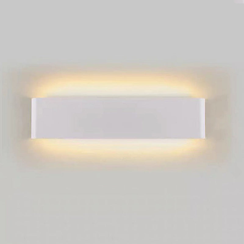 Luz de pared de forma cuadrada de metal estilo moderno 1 luz de montaje de pared de luz