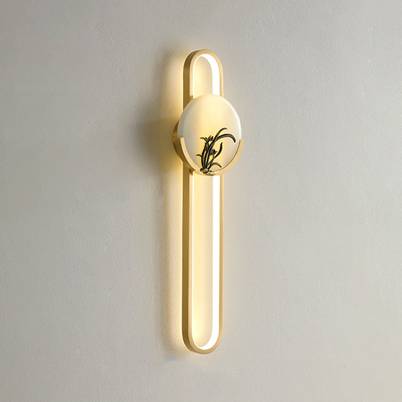 Luminaire mural en marbre moderne applique de lumière murale pour le salon