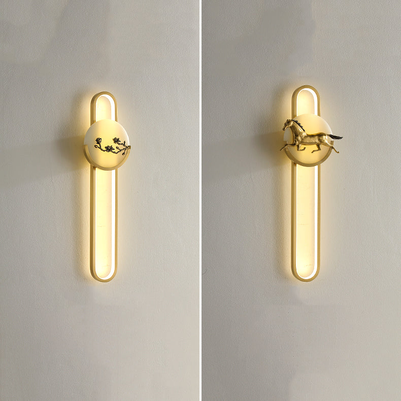 Luminaire mural en marbre moderne applique de lumière murale pour le salon