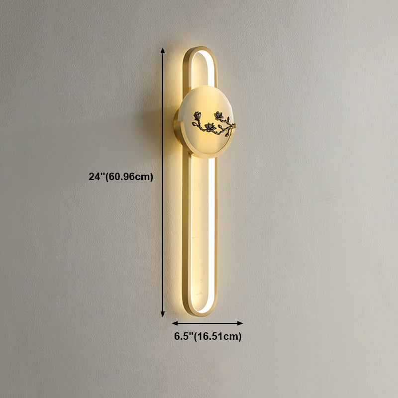 Luminaire mural en marbre moderne applique de lumière murale pour le salon