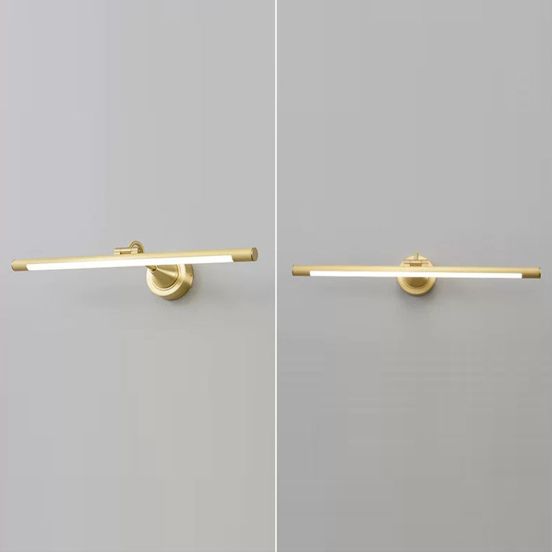 In stile postmoderno a forma lineare wall doconce metallo 1 luce sconce per bagno
