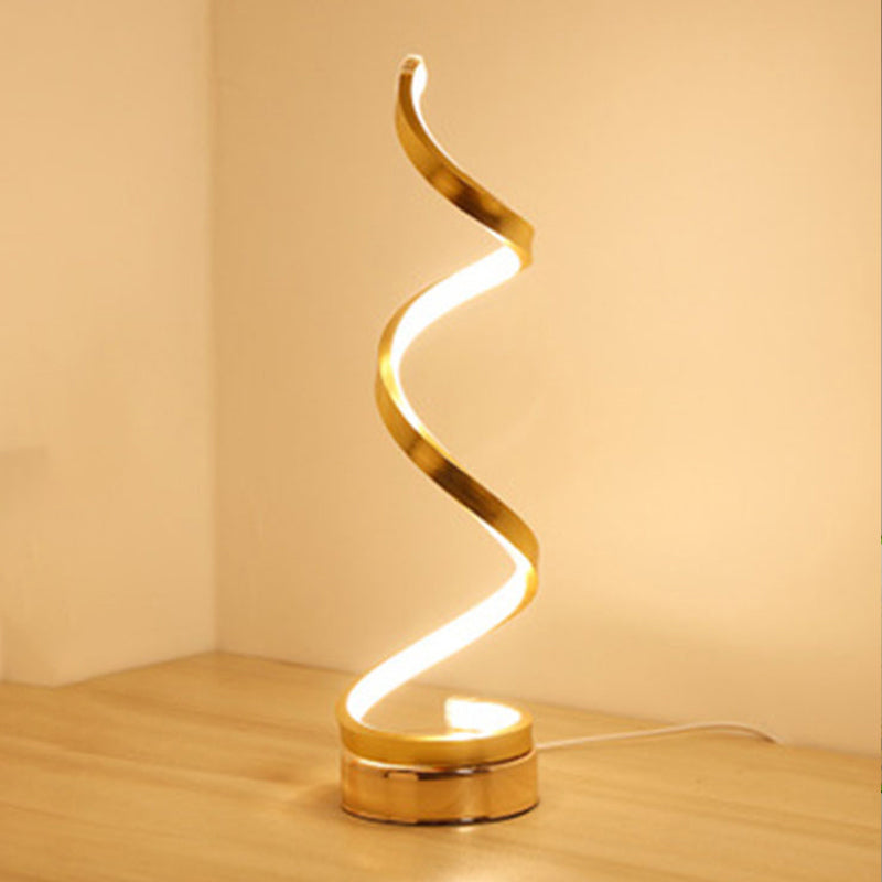 Eenvoudstijl tafel licht metalen slaapkamer led nachttafel lamp