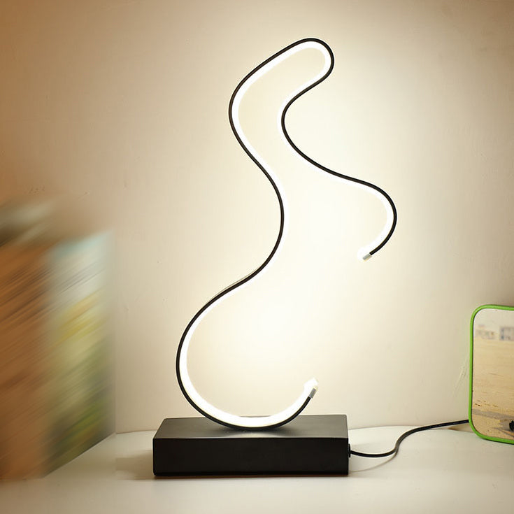 Eenvoudstijl tafel licht metalen slaapkamer led nachttafel lamp