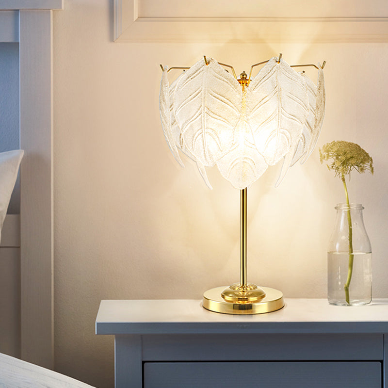 LECTER LECTER LEIL MODERNIST CRISTAL CRISTAL 3/4 BALBES DE 14 "/ 16" LAMPE DE LA NEUILLE GOLD GOLD