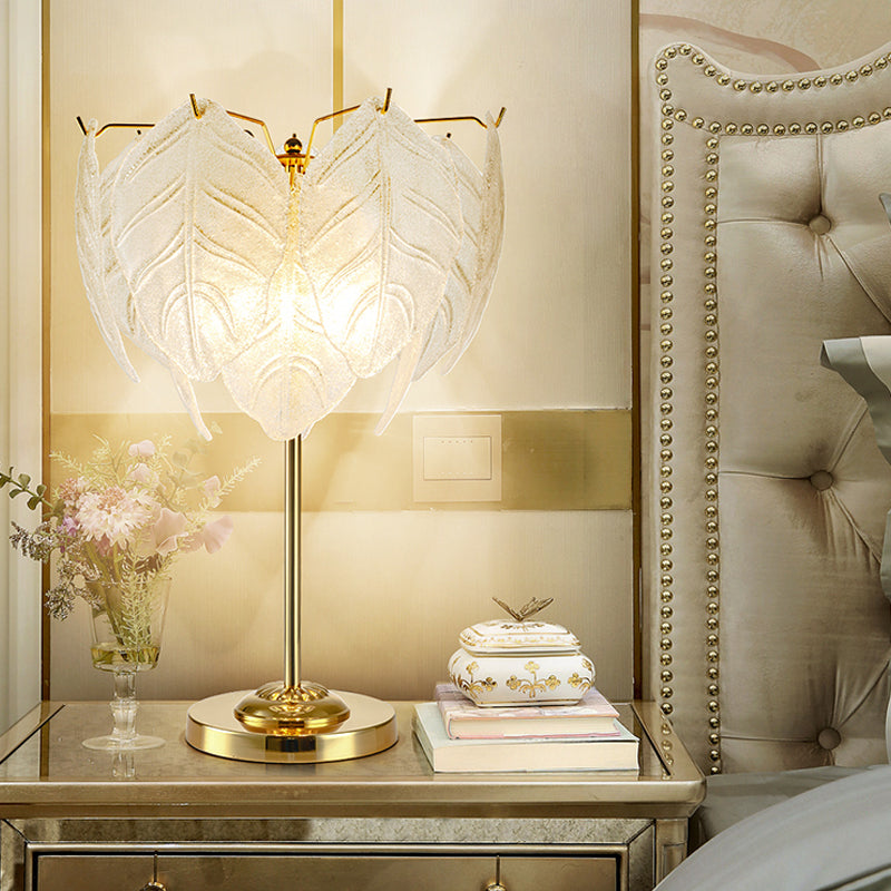 LECTER LECTER LEIL MODERNIST CRISTAL CRISTAL 3/4 BALBES DE 14 "/ 16" LAMPE DE LA NEUILLE GOLD GOLD