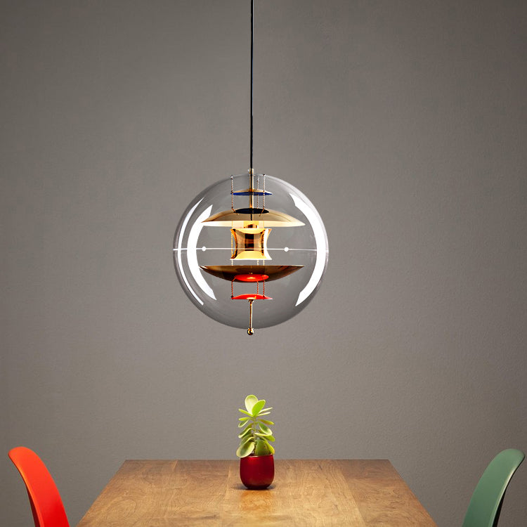 Acrylic Hanging Light Modern Minimalist Pendent Lighting Fixture for Sitting Room
