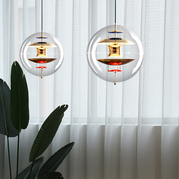 Acrylic Hanging Light Modern Minimalist Pendent Lighting Fixture for Sitting Room