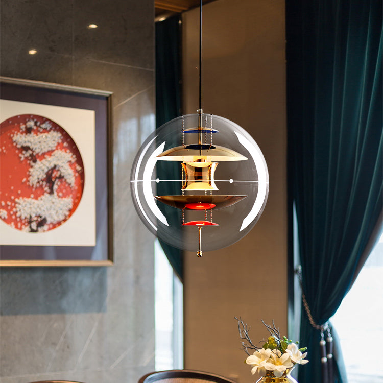 Acrylic Hanging Light Modern Minimalist Pendent Lighting Fixture for Sitting Room