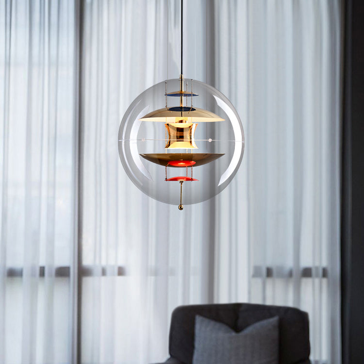 Acrylic Hanging Light Modern Minimalist Pendent Lighting Fixture for Sitting Room