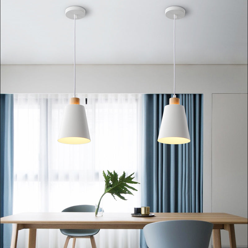 Multi Light Barrel suspendu pendant moderne Metal Metal Sanging Lighting pour le salon