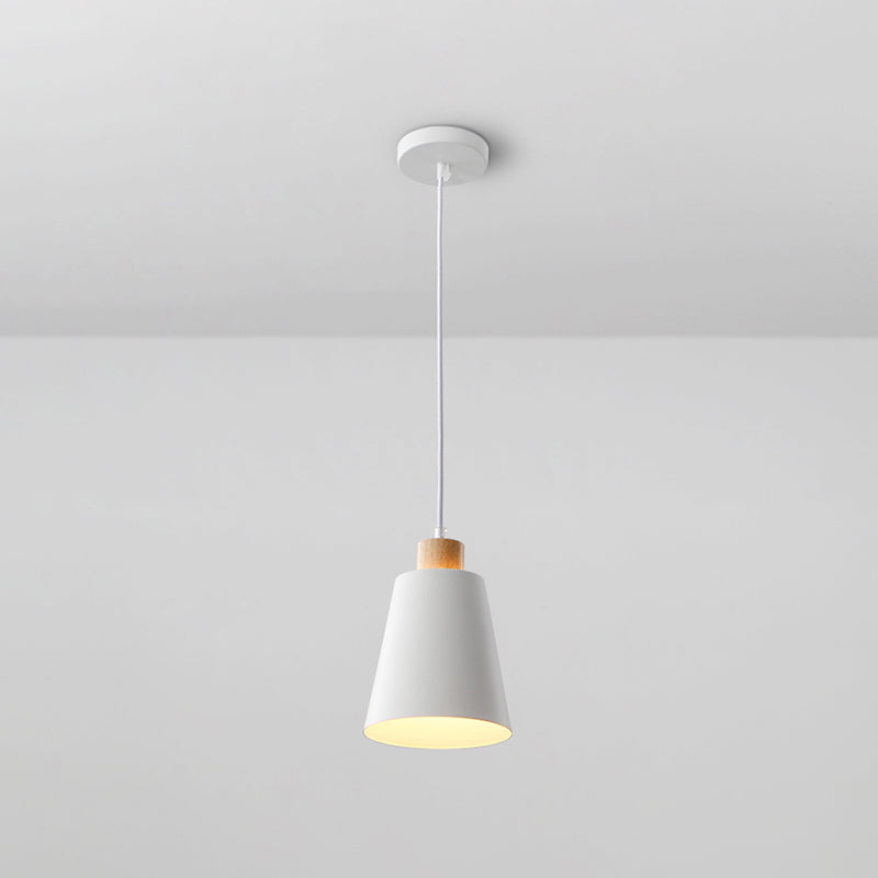 Multi Light Barrel suspendu pendant moderne Metal Metal Sanging Lighting pour le salon