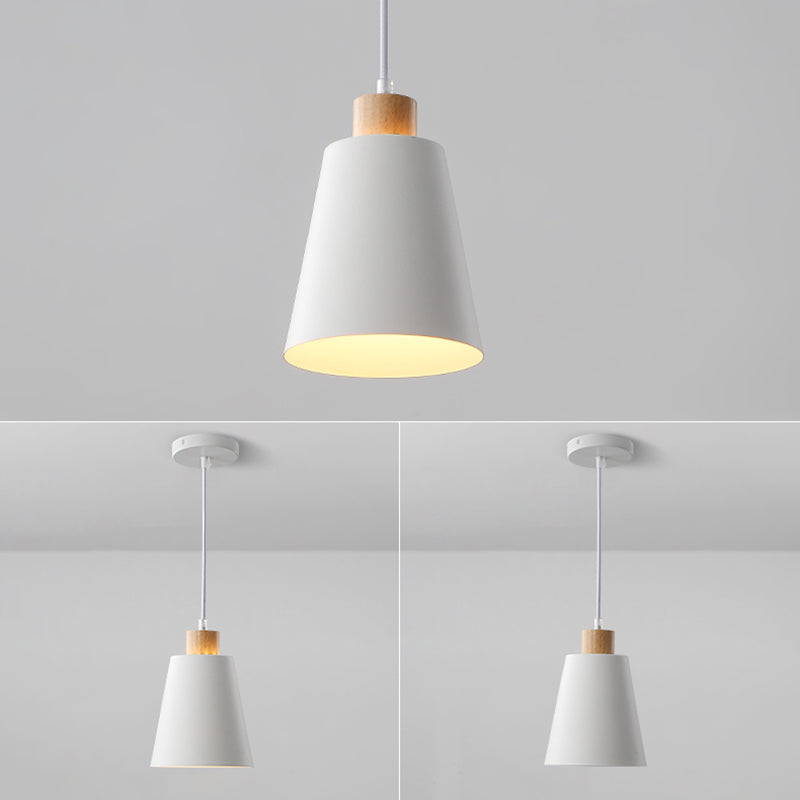 Multi Light Barrel suspendu pendant moderne Metal Metal Sanging Lighting pour le salon