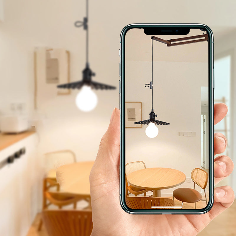 Modern Minimalist Hanging Light Wooden Pendant Lighting Fixture for Sitting Room