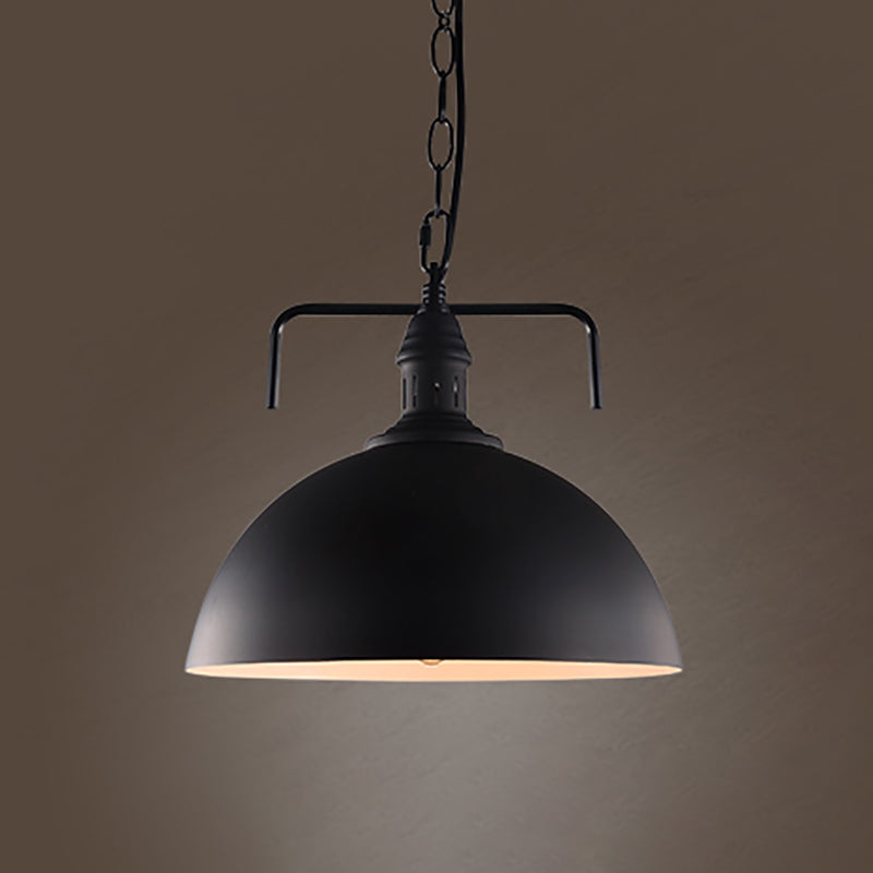 1-Light Geometric Suspension Pendant Industrial Style Metal Pendant Light Kit