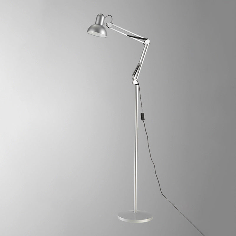 Bowl Shape Metal Floor Light Modern Style 1 Light Floor Light Fixtures