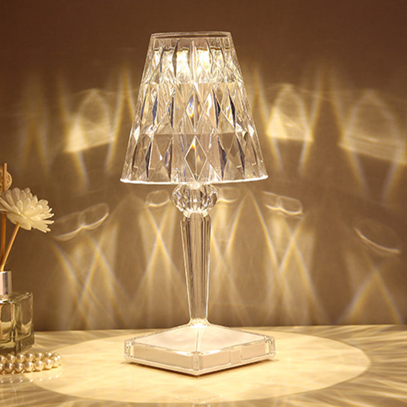 Geometrie vorm tafellamp moderne stijl metaal met één lichttafel licht