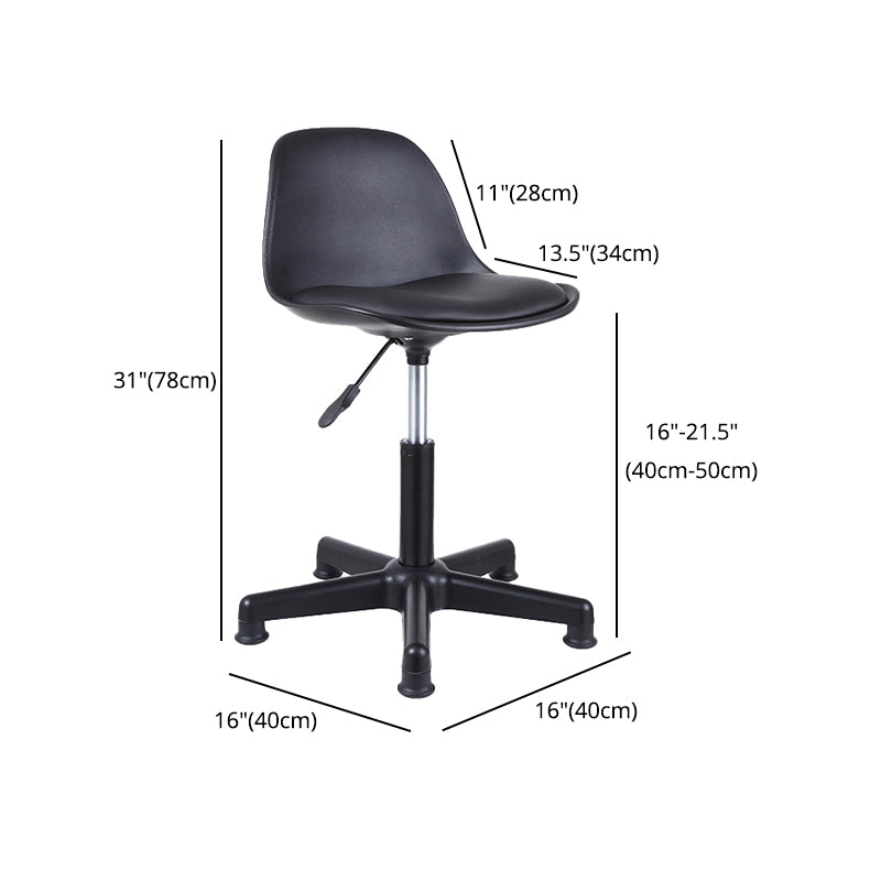 Taburete de bar giratorio de cuero contemporáneo, taburete de bar con respaldo bajo para interiores y patas de hierro