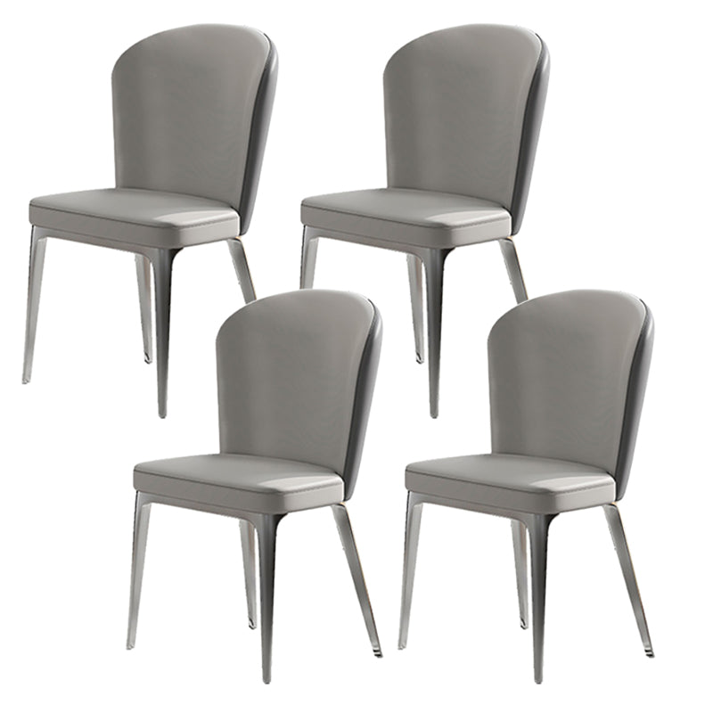 Designer Style 1/4/5/7 Pieces Dining Set Sintered Stone Table with Leather Chairs