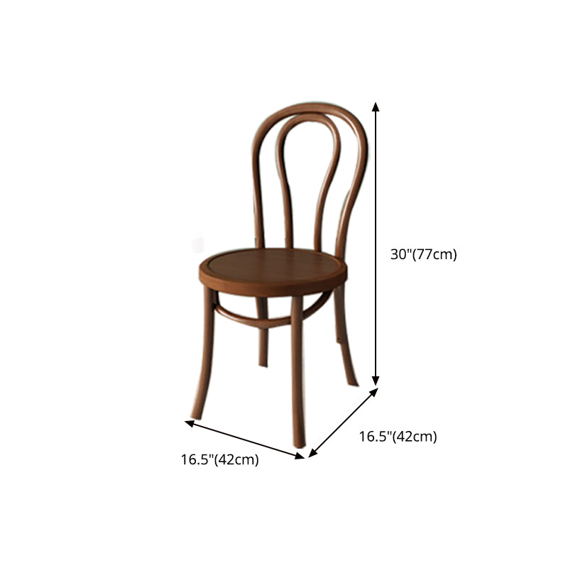 1/4/5/7 Pieces Dining Room Set Traditional Natural 4 Legs Table with Windsor Chairs