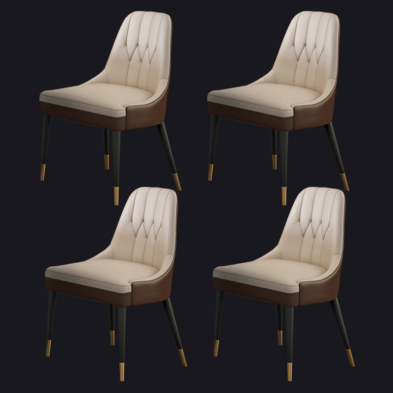 Modern 1/4/5/7 Pieces White Dining Table Set with Marble Top Rectangle Dinette Set