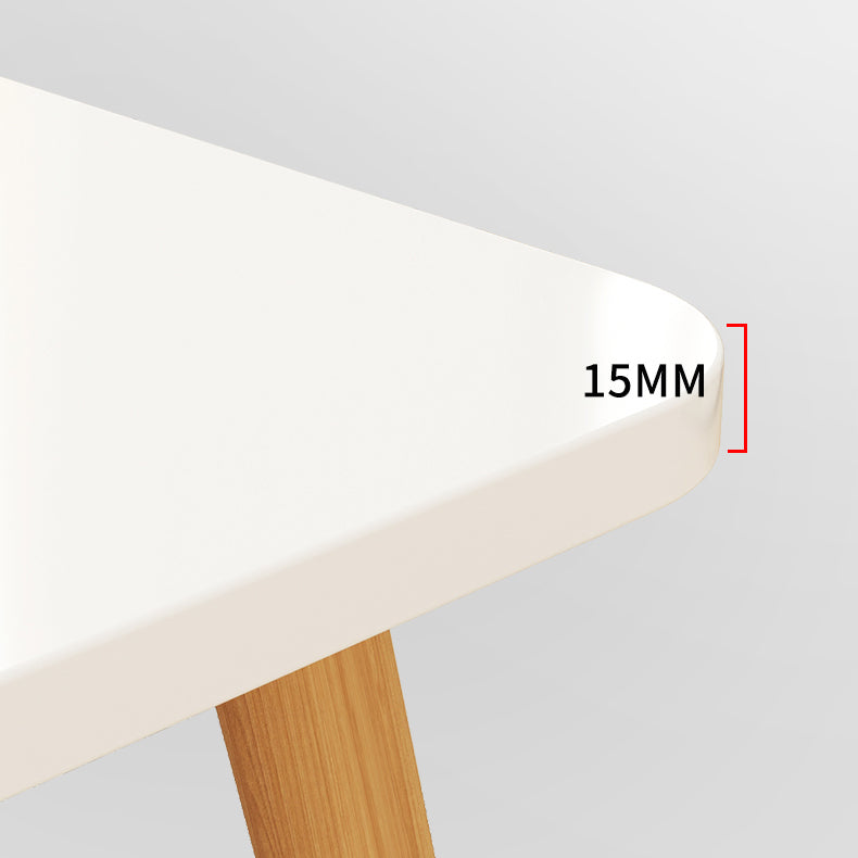 Modern 1/5 Pieces Dining Set Geometry Wood Dining Table for Dining Room