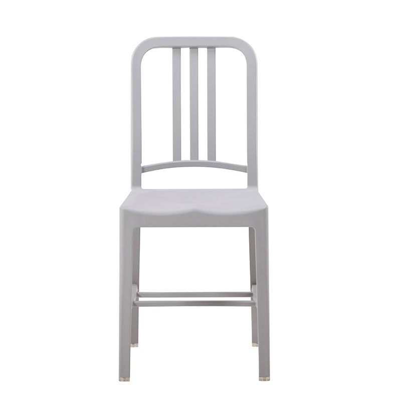 Silla de comedor plástica casera moderna del final mate de la silla lateral del listón trasero