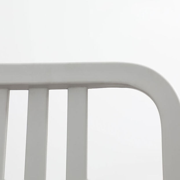 Silla de comedor plástica casera moderna del final mate de la silla lateral del listón trasero