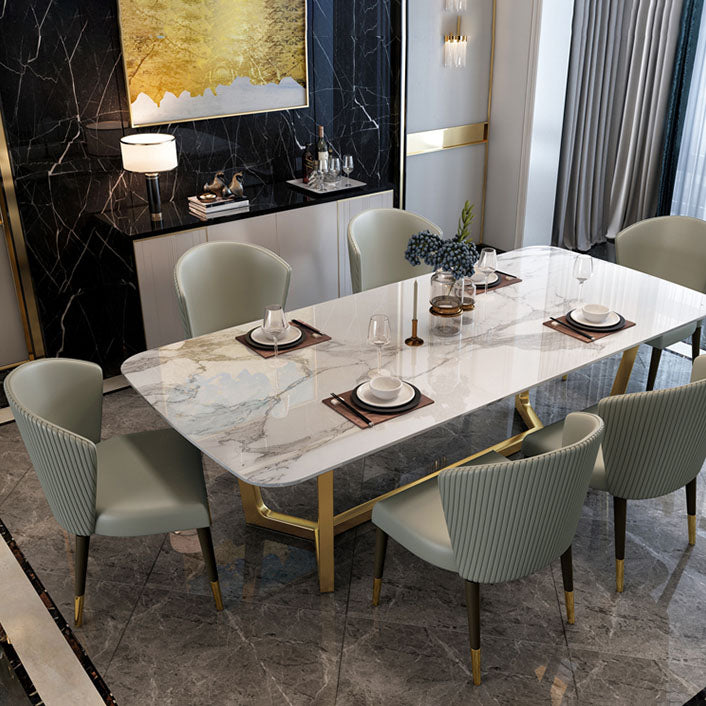 Silla de comedor tapizada con acabado mate moderno del lado del Wingback del hotel