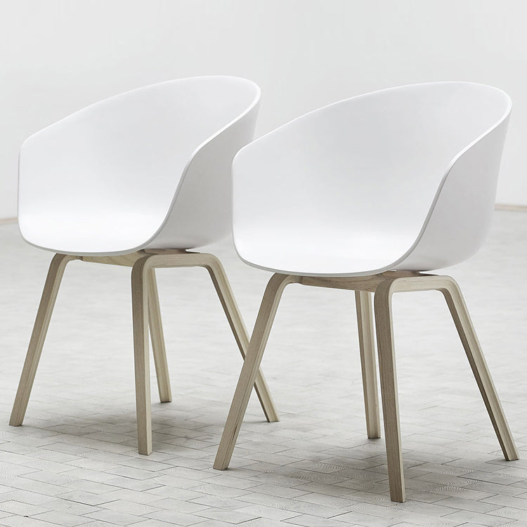 Sedie in stile moderno sedie da pranzo con gambe in legno per cucina