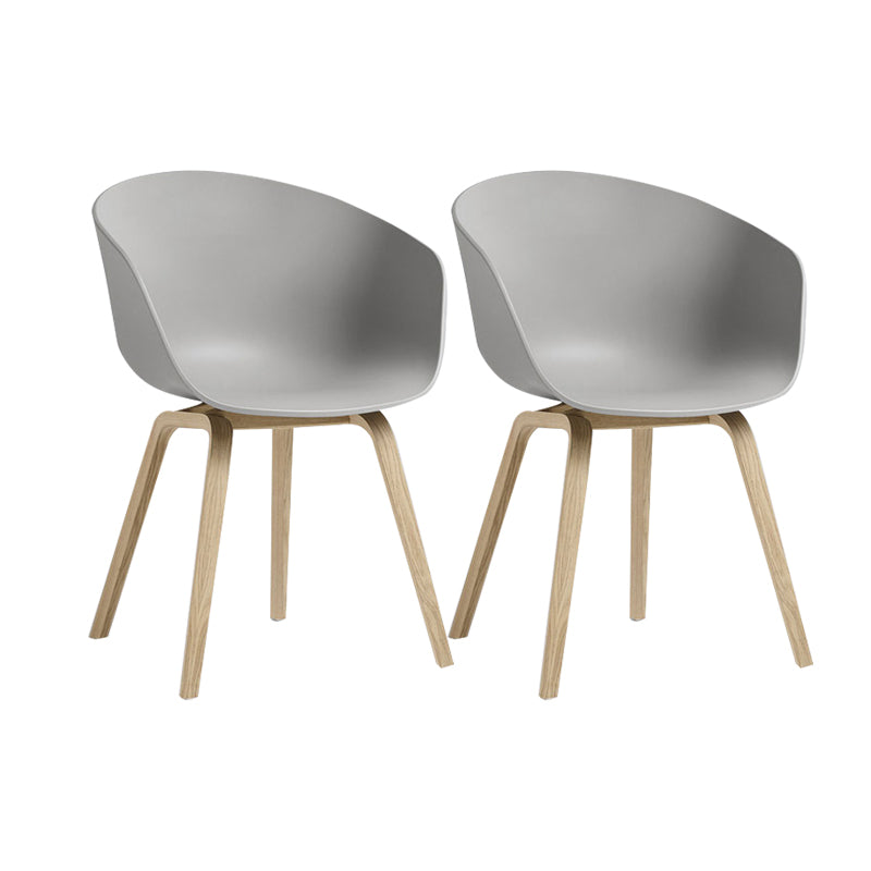 Sedie in stile moderno sedie da pranzo con gambe in legno per cucina