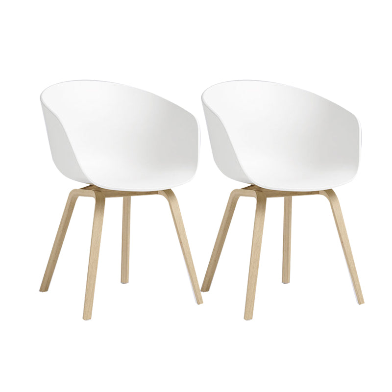 Sedie in stile moderno sedie da pranzo con gambe in legno per cucina