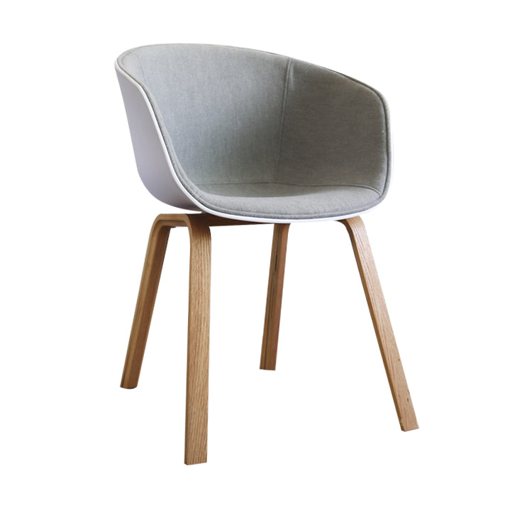 Sedie in stile moderno sedie da pranzo con gambe in legno per cucina