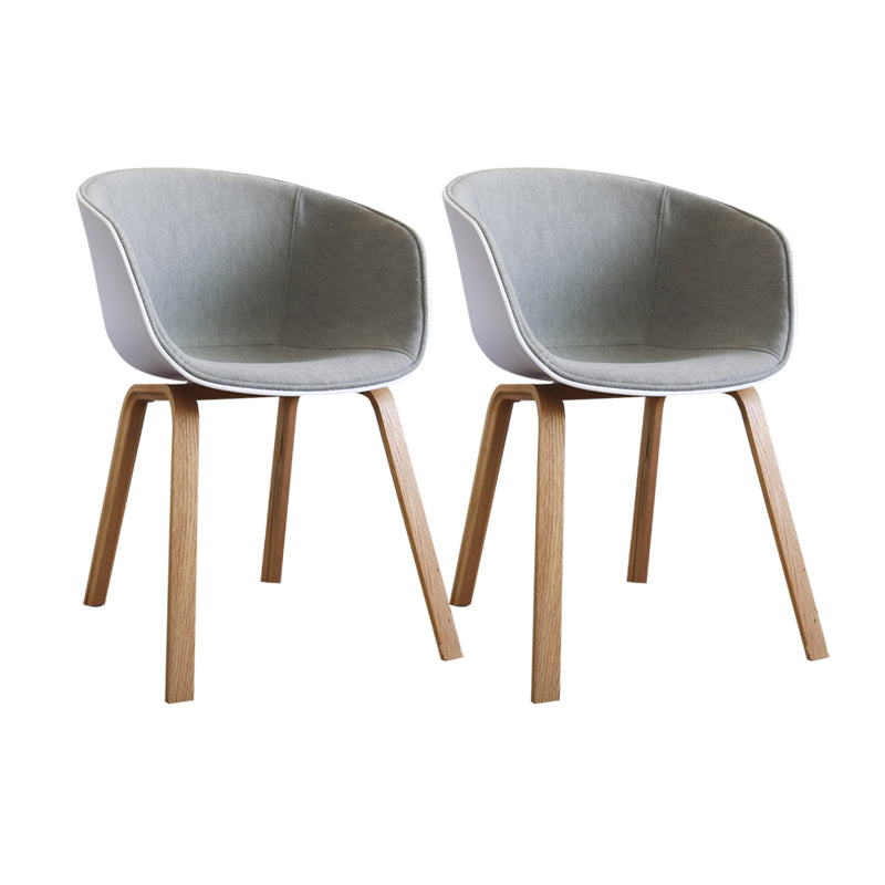 Sedie in stile moderno sedie da pranzo con gambe in legno per cucina