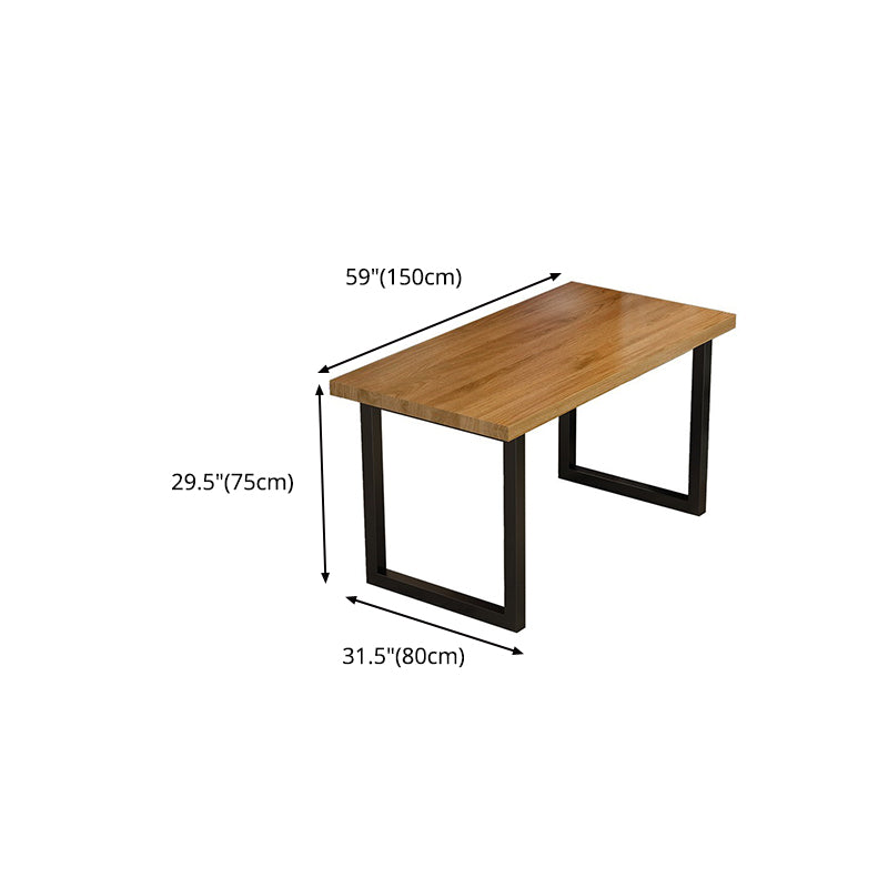 Industrial 1/2/5 Pieces Dining Room Set Solid Wood Top Dining Table Set