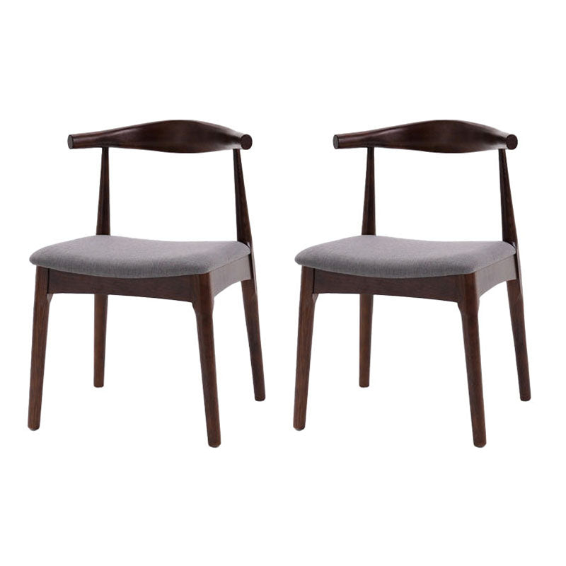 Silla lateral de comedor de madera industrial Silla de comedor con respaldo abierto para restaurante