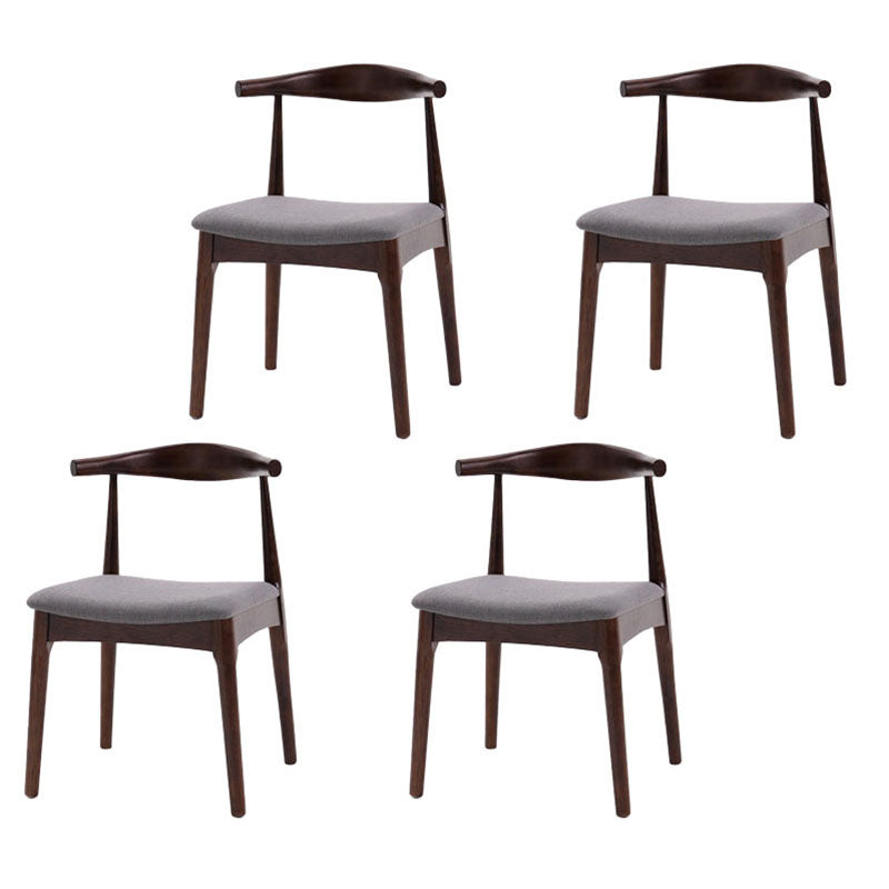 Silla lateral de comedor de madera industrial Silla de comedor con respaldo abierto para restaurante