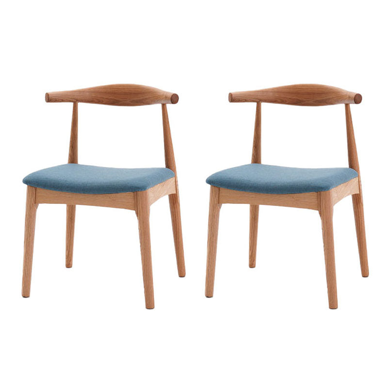 Silla lateral de comedor de madera industrial Silla de comedor con respaldo abierto para restaurante