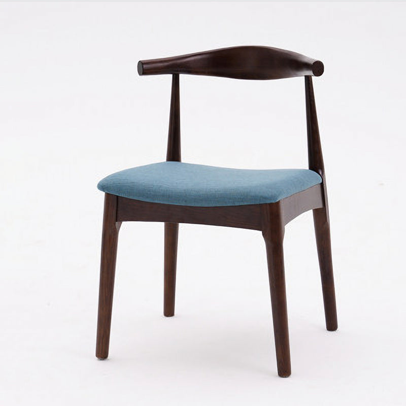 Silla lateral de comedor de madera industrial Silla de comedor con respaldo abierto para restaurante