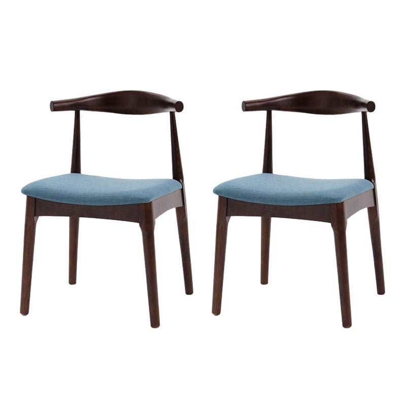 Silla lateral de comedor de madera industrial Silla de comedor con respaldo abierto para restaurante