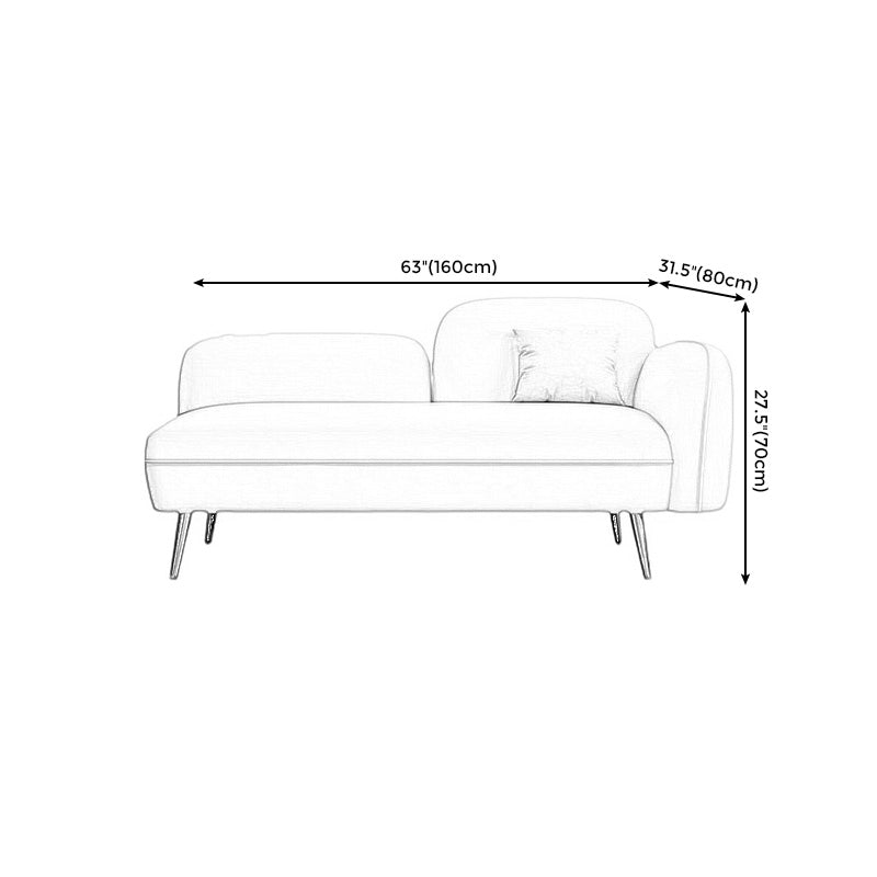 Grey/Blue/Pink Velvet Sofa 55.12"/63" Wide Square Arm Loveseat