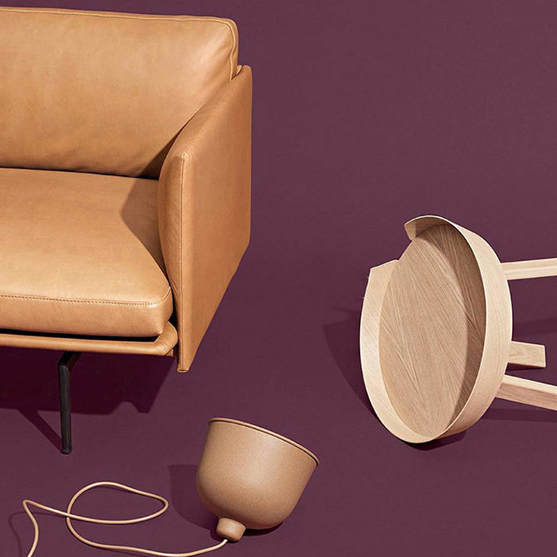 29" High Modern Faux Leather Tuxedo Arm Standard Sofa with Cushions for Living Room