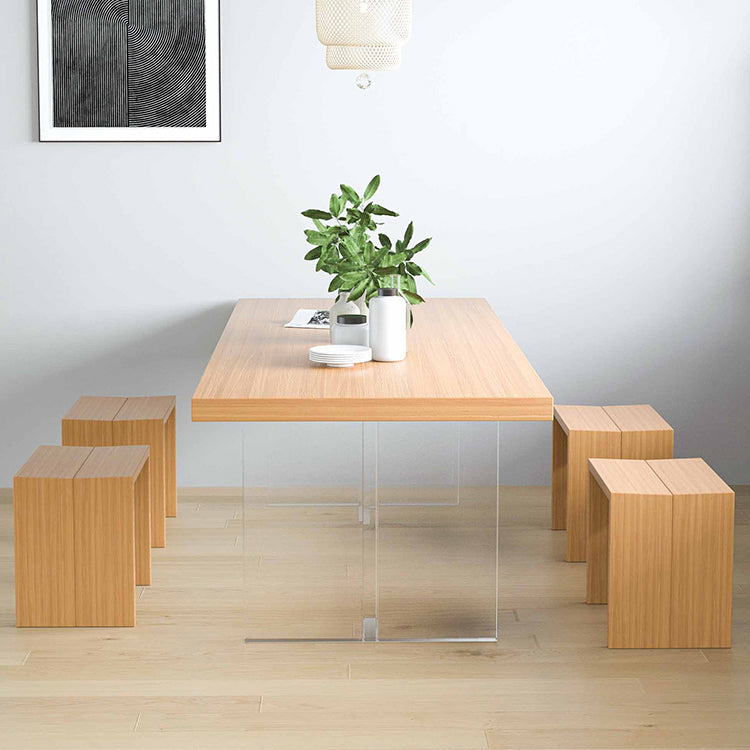 Modern 1/5 Pieces Dining Set Sintered Stone Dining Table Set for Kitchen