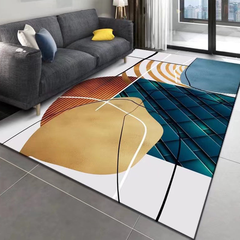 Dark Gray Deer Carpet Polyester Modern Carpet Stain Resistant Carpet for Home Decor