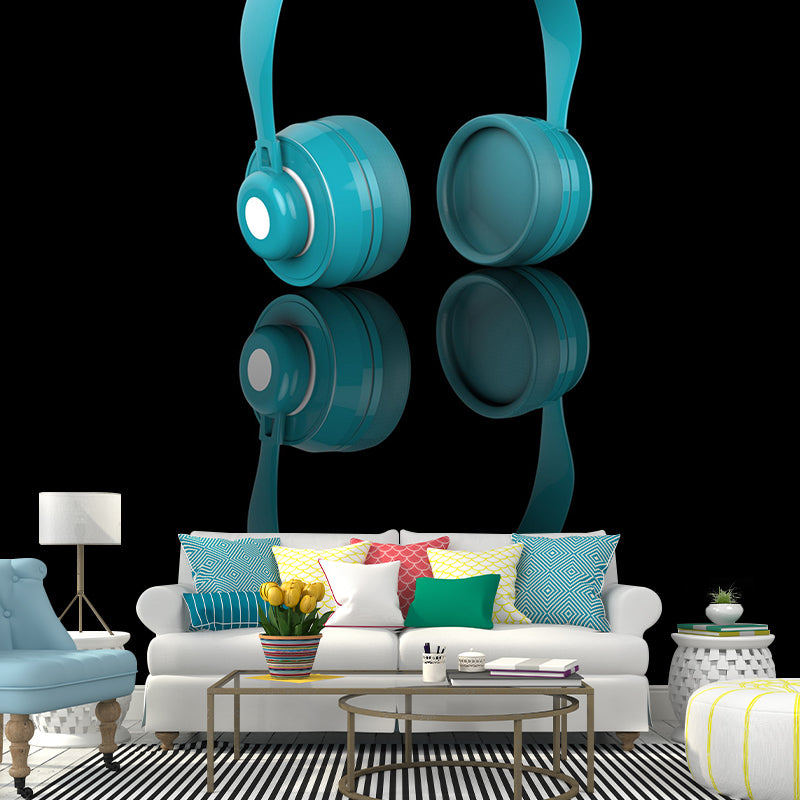 Washable Photography Mural Wallpaper Musical Elements Indoor Wall Mural