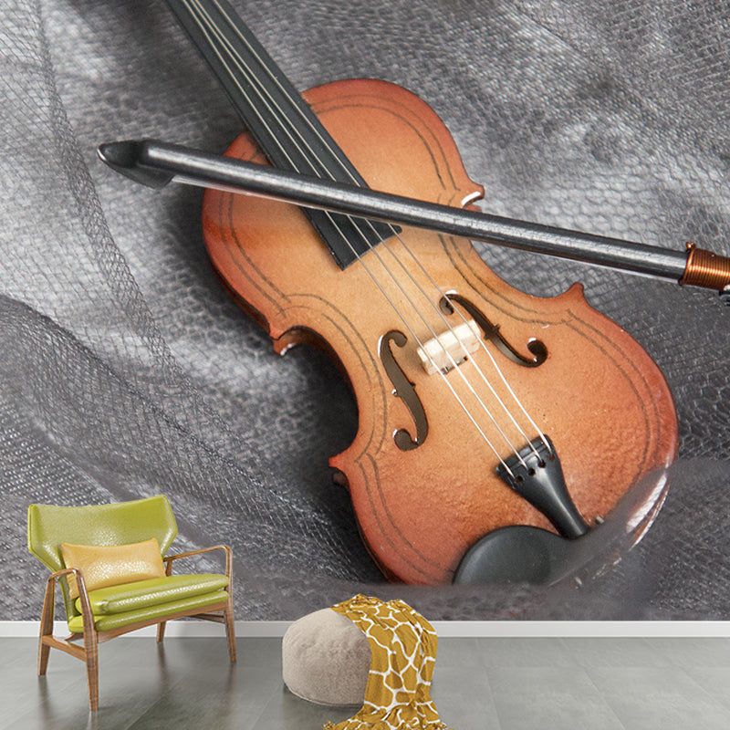 Environment Friendly Mural Wallpaper Musical Instruments Photography Bedroom Wall Mural