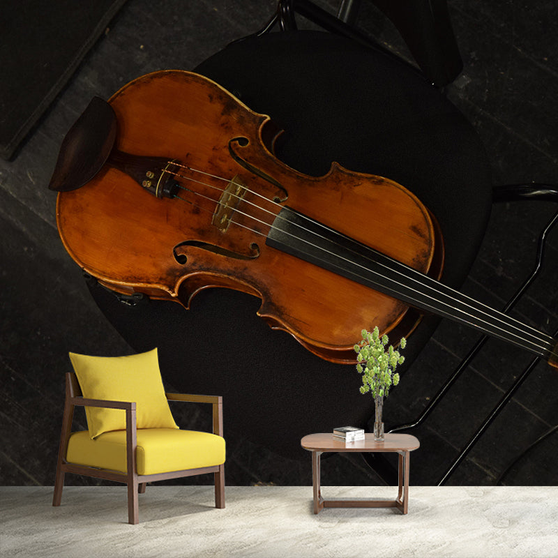 Environment Friendly Mural Wallpaper Musical Instruments Photography Bedroom Wall Mural