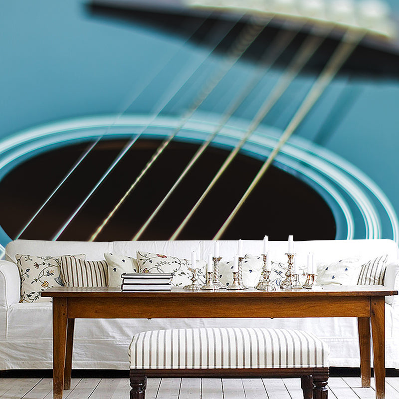 Beautiful Photography Mural Wallpaper Musical Instruments Sitting Room Wall Mural